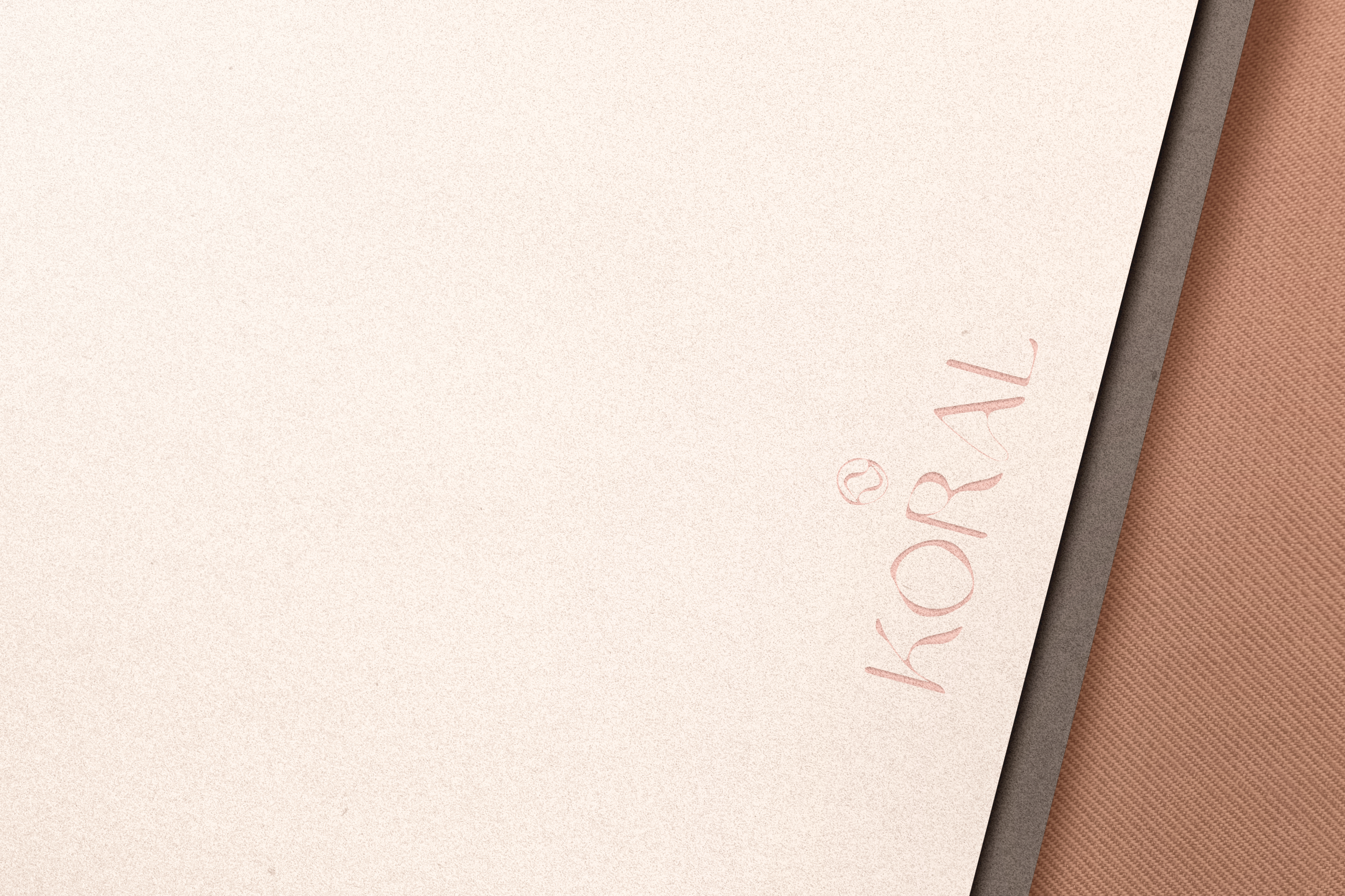 Mockup pour la marque Koral par Marine Reyna Sanchez.