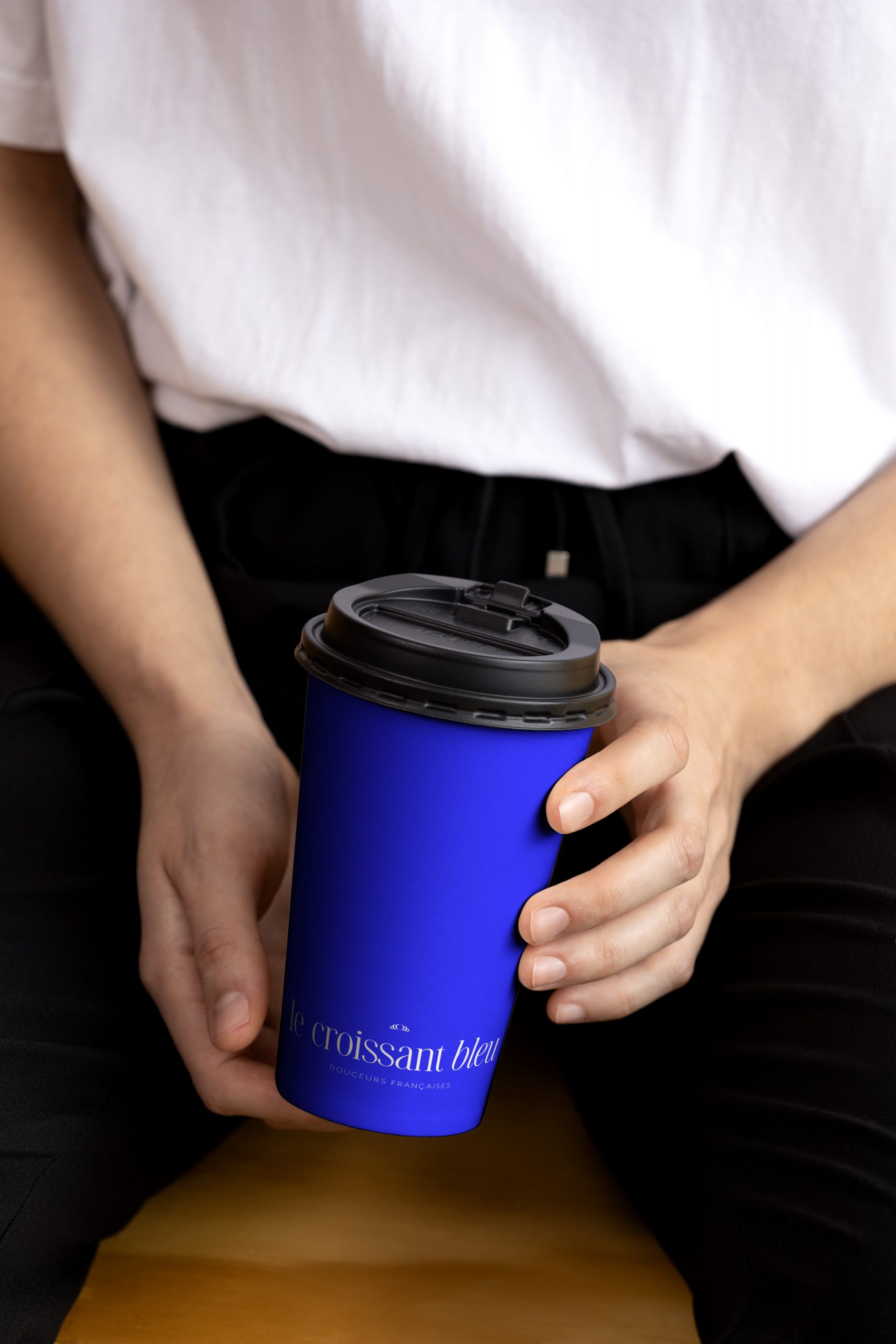 Mockup pour la marque Le croissant bleu par Marine Reyna Sanchez.