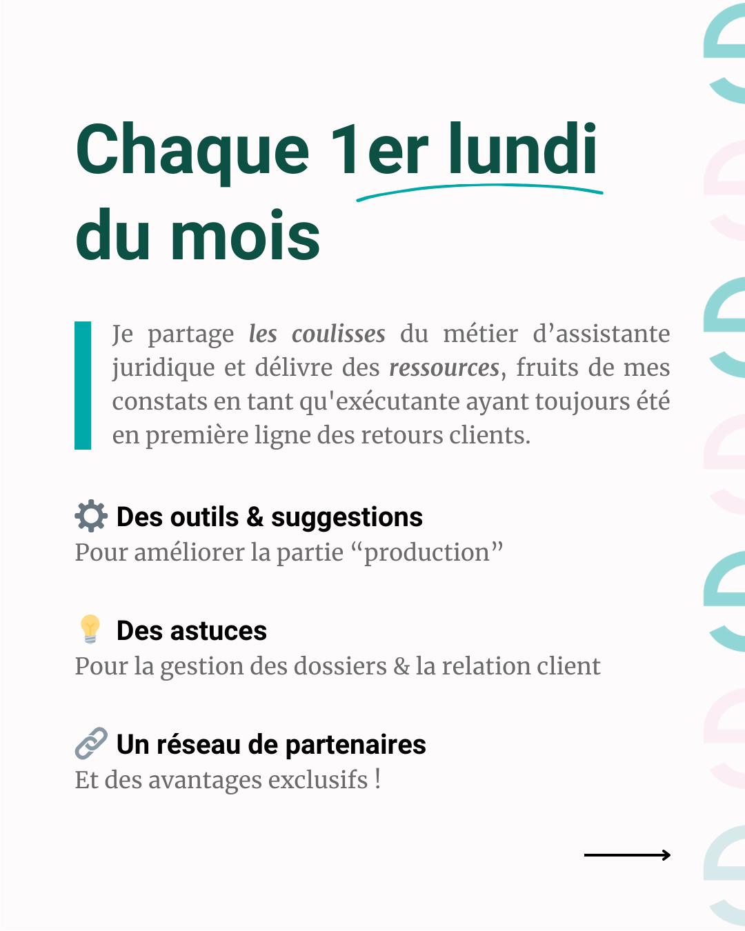 Carrousel dédié à la présentation de la newsletter de Céline Piasentin par Marine Reyna Sanchez.