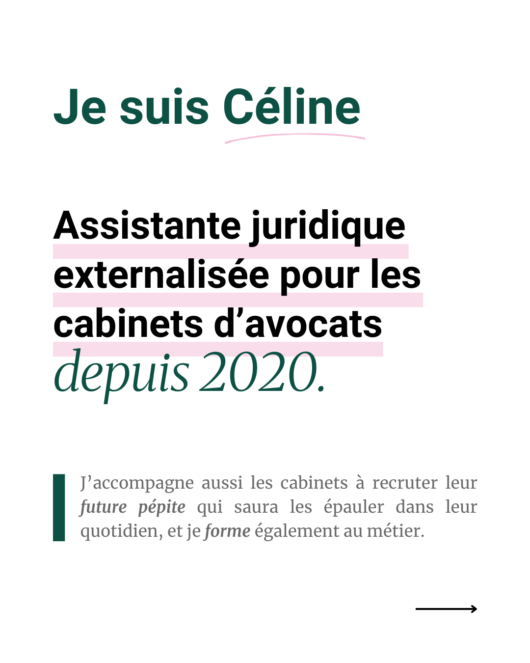 Carrousel dédié à la présentation de Céline Piasentin par Marine Reyna Sanchez.