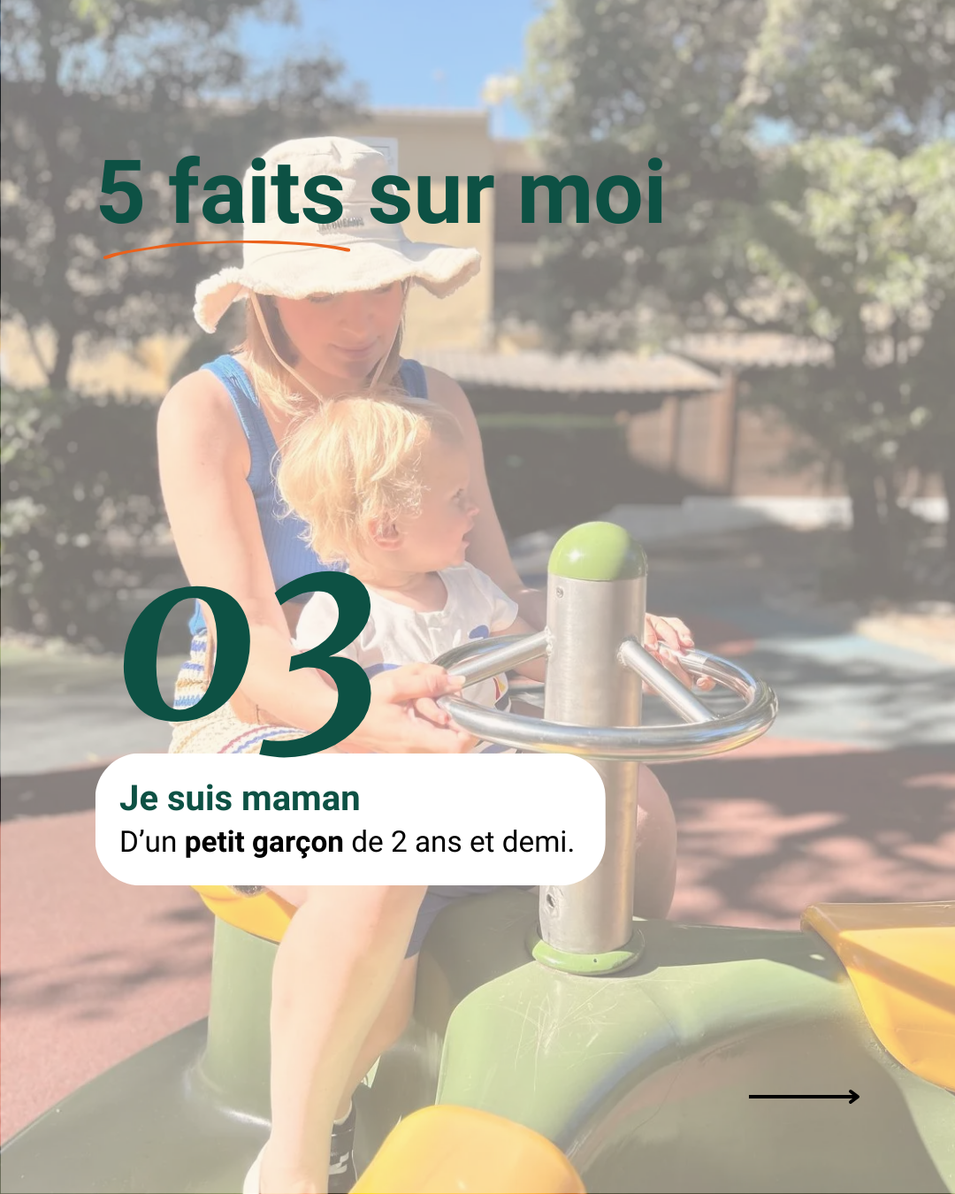 Carrousel dédié à la présentation de Céline Piasentin par Marine Reyna Sanchez.